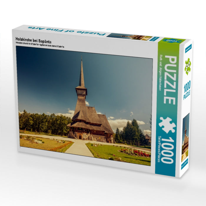 Wooden church near Sapânta - CALVENDO photo puzzle 
