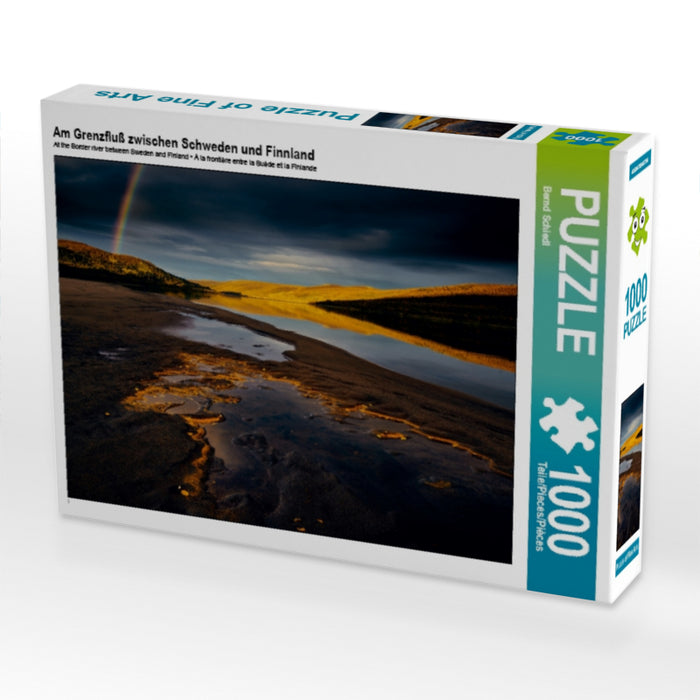 Sur le fleuve frontalier entre la Suède et la Finlande - Puzzle photo CALVENDO 
