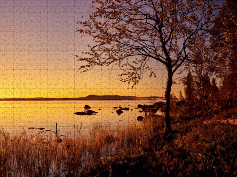 Der Herbst hält Einzug im Norden 1000 Teile Puzzle quer - CALVENDO Foto-Puzzle'
