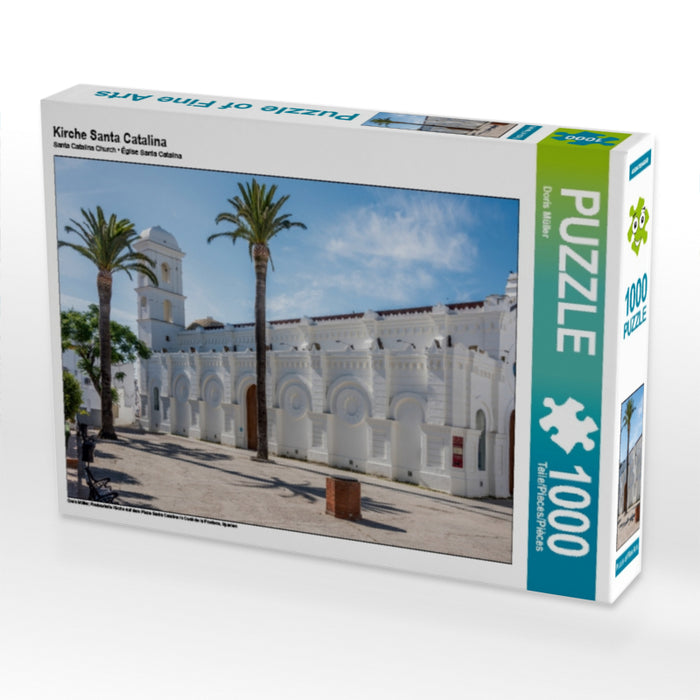 Kirche Santa Catalina 1000 Teile Puzzle quer - CALVENDO Foto-Puzzle'