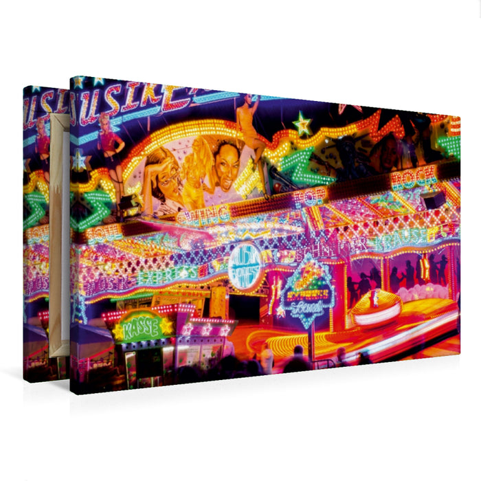 Premium Textil-Leinwand Kirmes