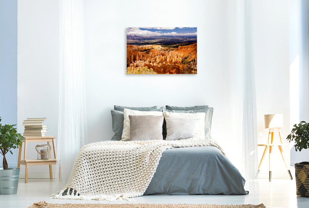 Premium Textil-Leinwand Premium Textil-Leinwand 120 cm x 80 cm quer Bryce Canyon, Utah