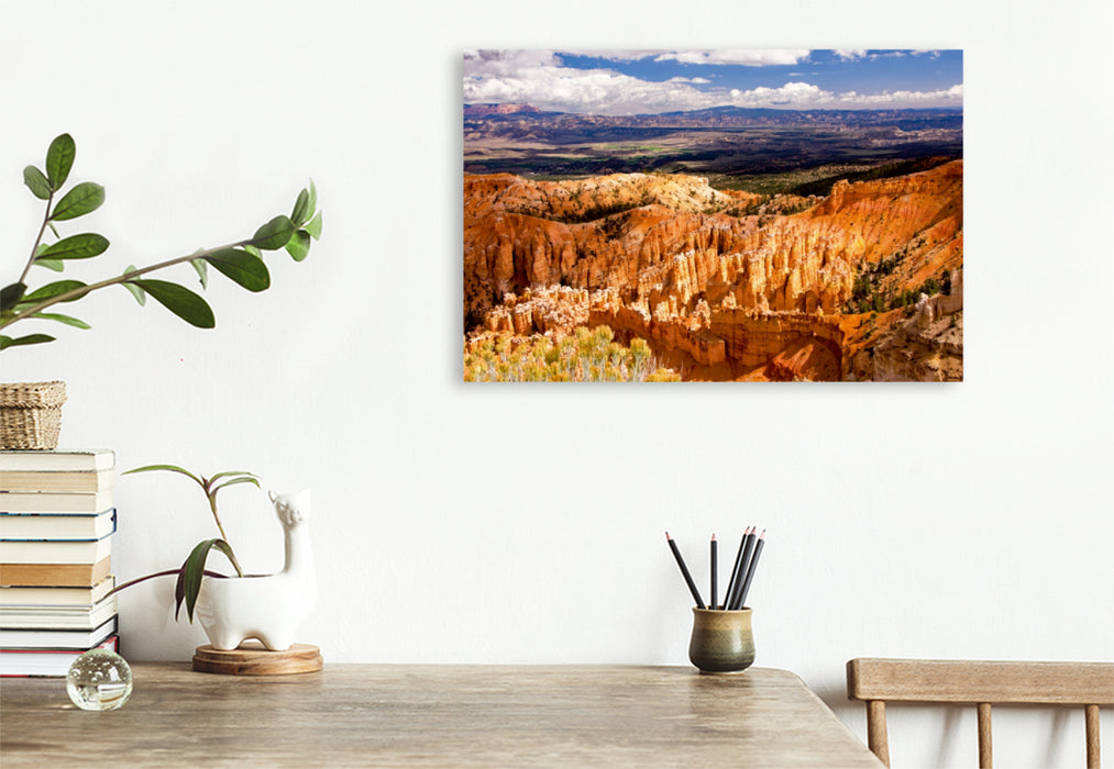 Premium Textil-Leinwand Premium Textil-Leinwand 120 cm x 80 cm quer Bryce Canyon, Utah