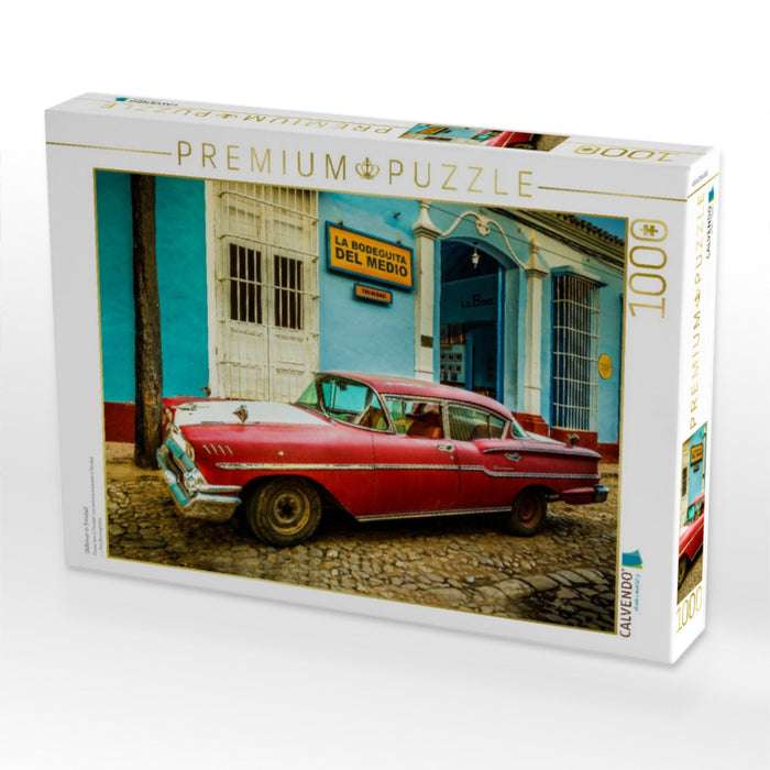 Oldtimer in Trinidad - CALVENDO Foto-Puzzle'