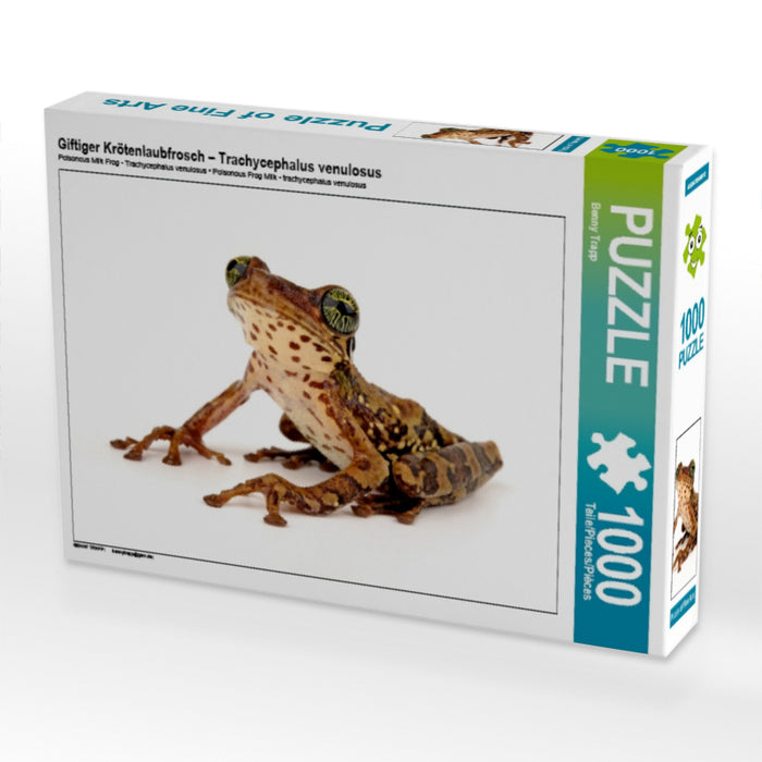 Giftiger Krötenlaubfrosch – Trachycephalus venulosus 1000 Teile Puzzle quer - CALVENDO Foto-Puzzle'