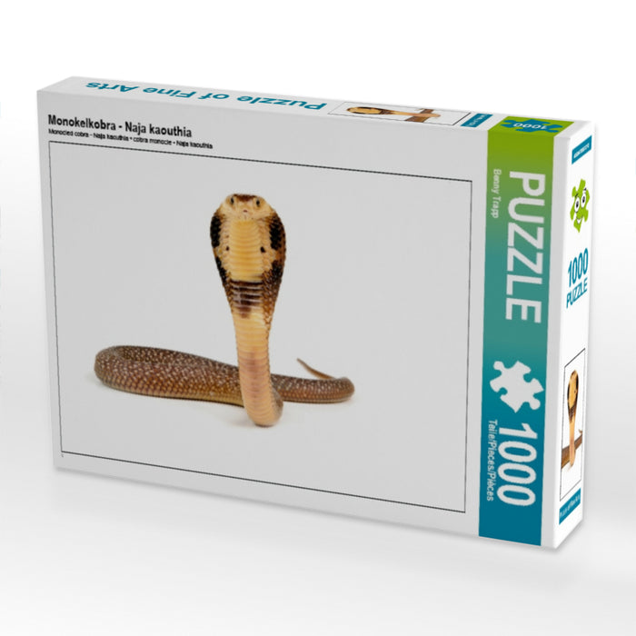 Monokelkobra - Naja kaouthia 1000 Teile Puzzle quer - CALVENDO Foto-Puzzle'