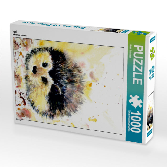 Igel 1000 Teile Puzzle hoch - CALVENDO Foto-Puzzle'