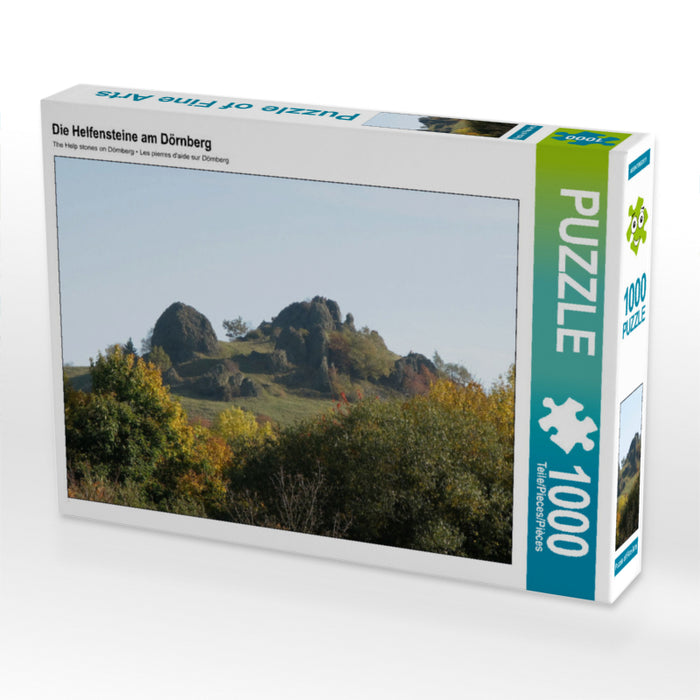 Die Helfensteine am Dörnberg 2000 Teile Puzzle quer - CALVENDO Foto-Puzzle'
