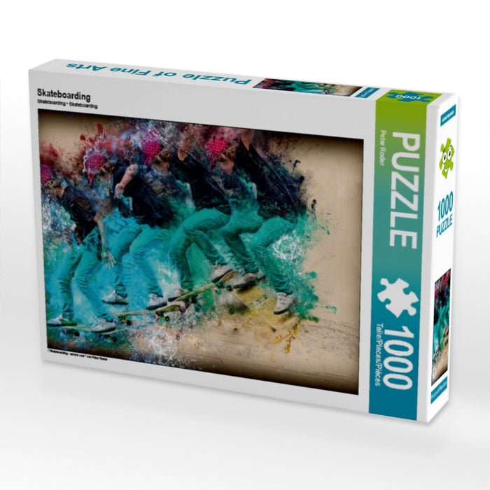 Skateboarding 1000 Teile Puzzle quer - CALVENDO Foto-Puzzle'