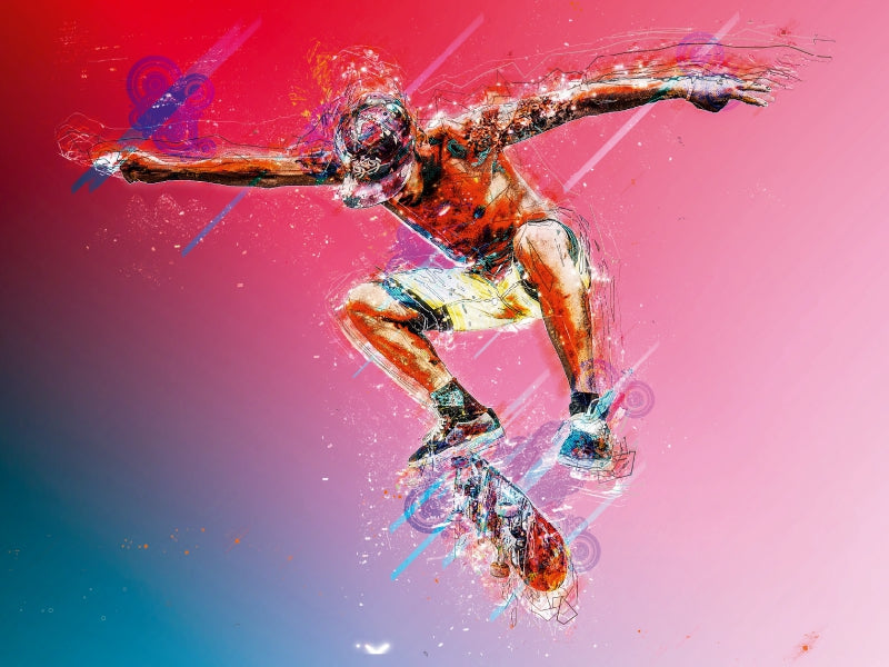 Skateboarding 1000 Teile Puzzle quer - CALVENDO Foto-Puzzle'