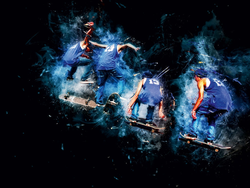 Skateboarding 1000 Teile Puzzle quer - CALVENDO Foto-Puzzle'