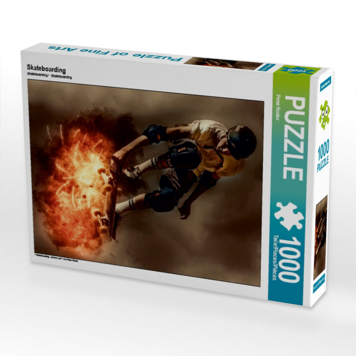 Skateboarding 1000 Teile Puzzle quer - CALVENDO Foto-Puzzle'