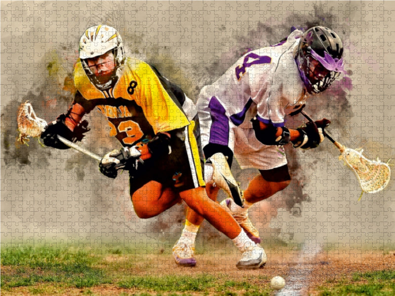 Lacrosse 1000 Teile Puzzle quer - CALVENDO Foto-Puzzle'