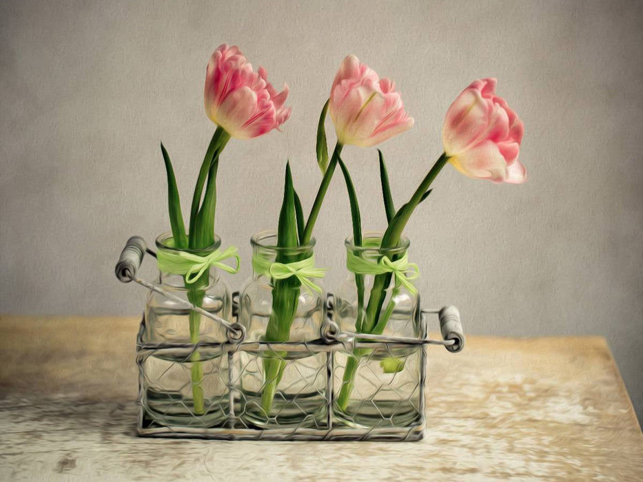 Stillleben mit Tulpen - CALVENDO Foto-Puzzle'