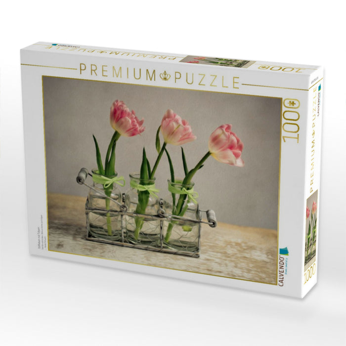 Stillleben mit Tulpen - CALVENDO Foto-Puzzle'