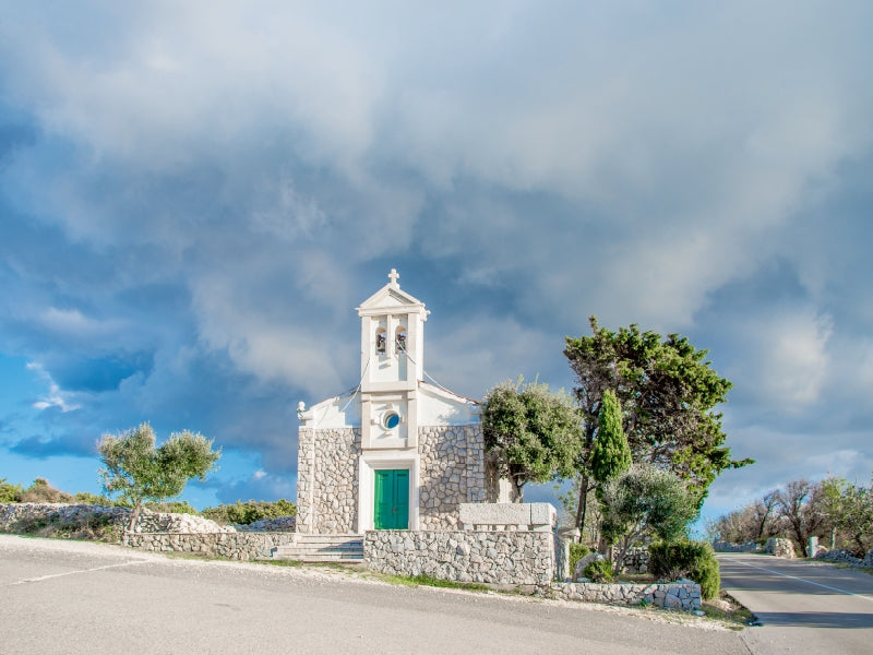 Sv. Vid, église entre les villes de Vidasi et Bonaparte sur l'île de Pag - Puzzle photo CALVENDO 