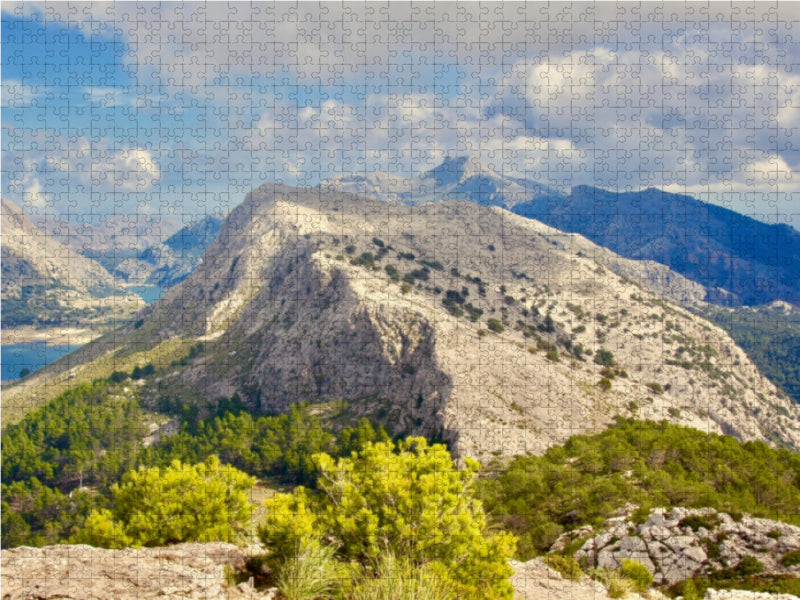 Mallorcas Bergwelt 1000 Teile Puzzle quer - CALVENDO Foto-Puzzle'
