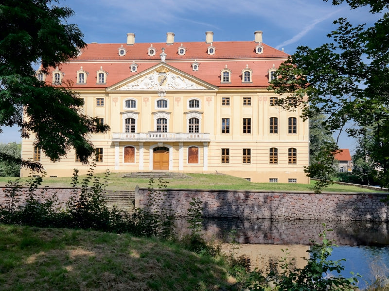 Frontansicht des Barockschloss Wachau 1000 Teile Puzzle quer - CALVENDO Foto-Puzzle'