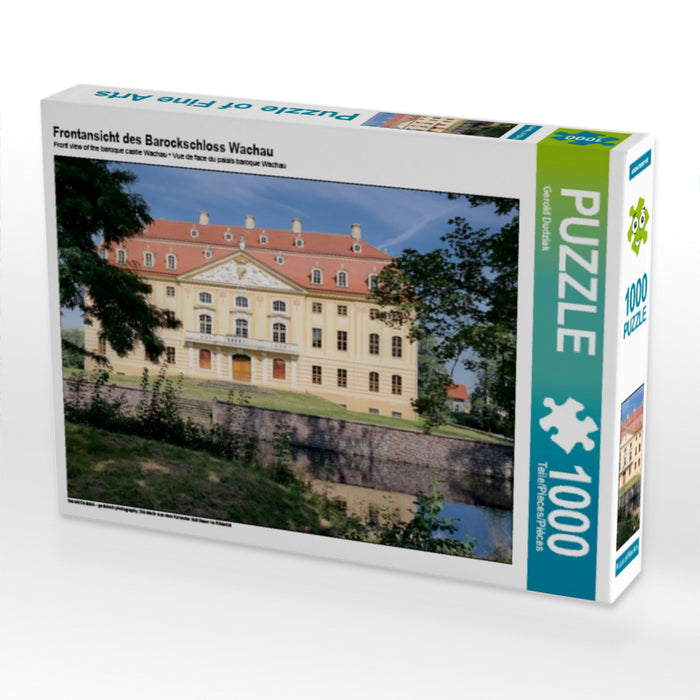 Frontansicht des Barockschloss Wachau 1000 Teile Puzzle quer - CALVENDO Foto-Puzzle'