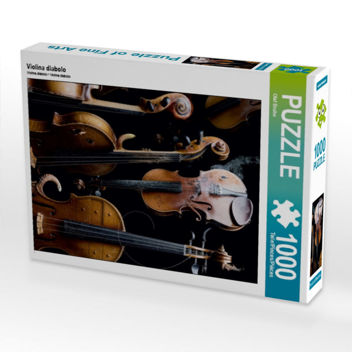 Violina diabolo 1000 Teile Puzzle hoch - CALVENDO Foto-Puzzle'