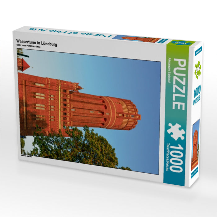 Wasserturm in Lüneburg 1000 Teile Puzzle hoch - CALVENDO Foto-Puzzle'