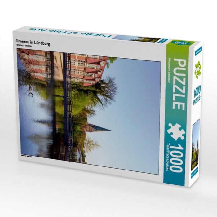 Ilmenau in Lüneburg 1000 Teile Puzzle hoch - CALVENDO Foto-Puzzle'