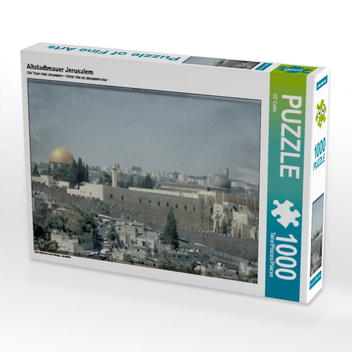 Jerusalem Old City Wall - CALVENDO photo puzzle 