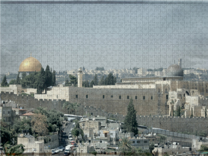 Jerusalem Old City Wall - CALVENDO photo puzzle 