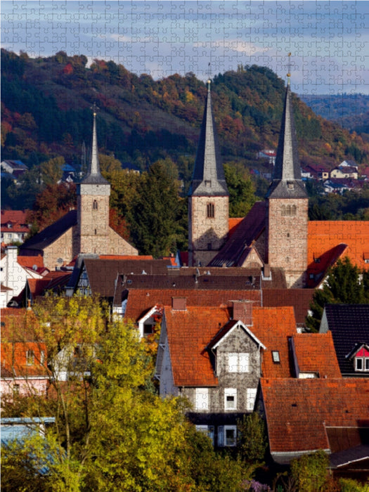 Ein Motiv aus dem Kalender Stadt Schlüchtern 1000 Teile Puzzle hoch - CALVENDO Foto-Puzzle'