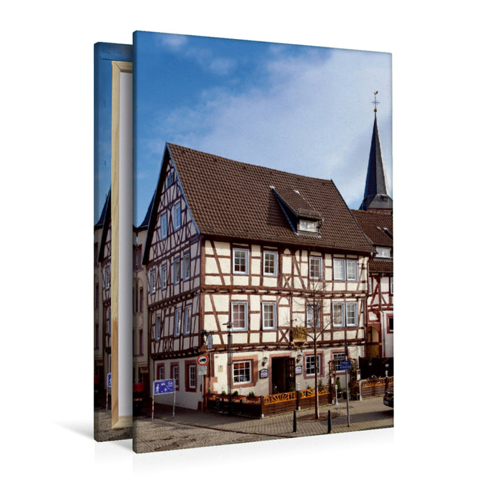 Premium Textil-Leinwand Gasthaus