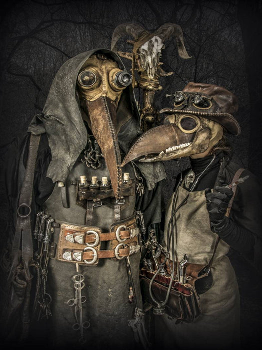 Steampunk Pest Doktoren - CALVENDO Foto-Puzzle'