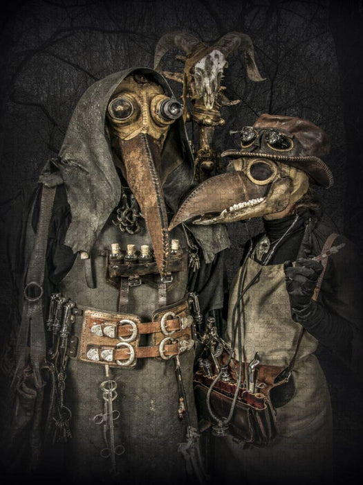 Steampunk Pest Doktoren - CALVENDO Foto-Puzzle'