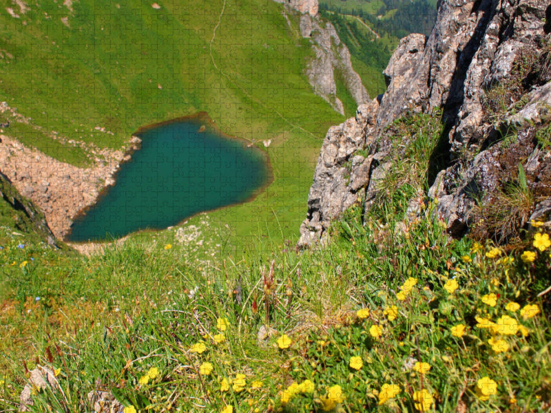 Der Schuhflickersee in Großarl - CALVENDO Foto-Puzzle'