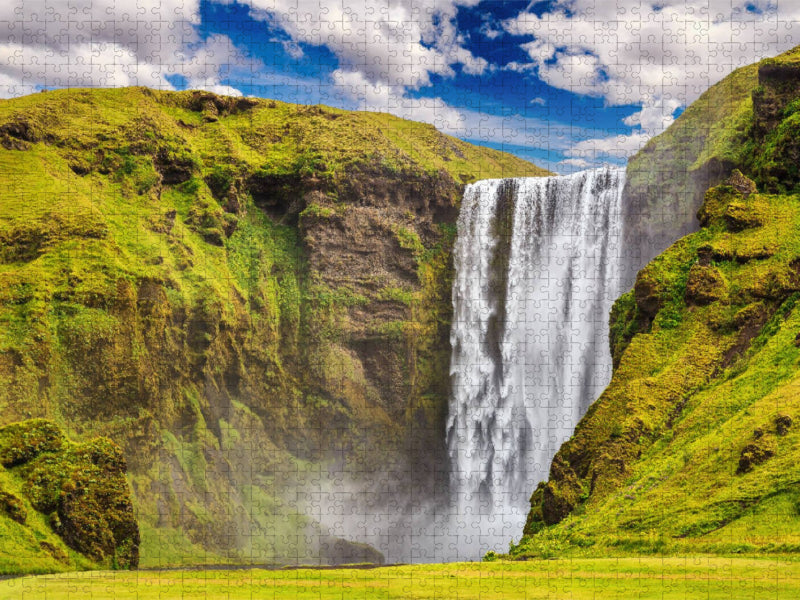 Skógafoss - CALVENDO Foto-Puzzle'