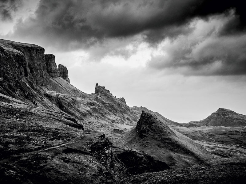 Ein Motiv aus dem Kalender Skye in Monochrom 1000 Teile Puzzle quer - CALVENDO Foto-Puzzle'