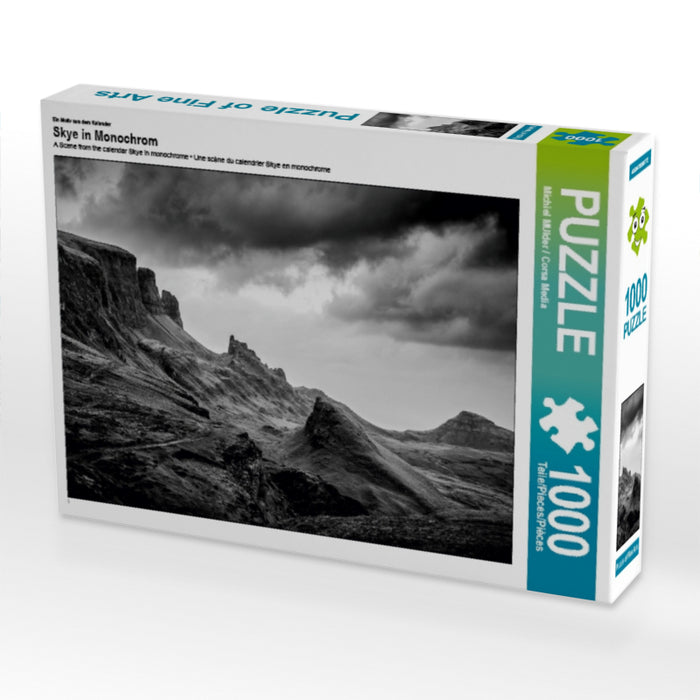 Ein Motiv aus dem Kalender Skye in Monochrom 1000 Teile Puzzle quer - CALVENDO Foto-Puzzle'