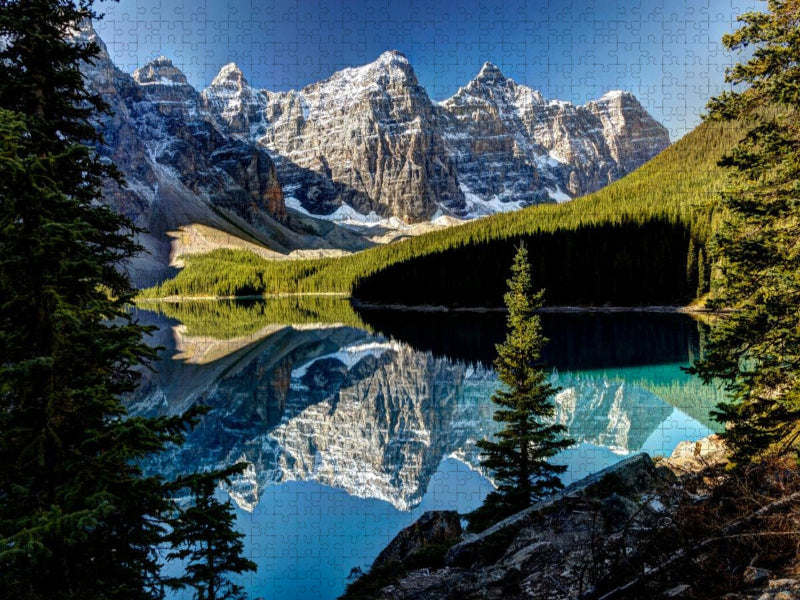 Moraine Lake - CALVENDO Foto-Puzzle'