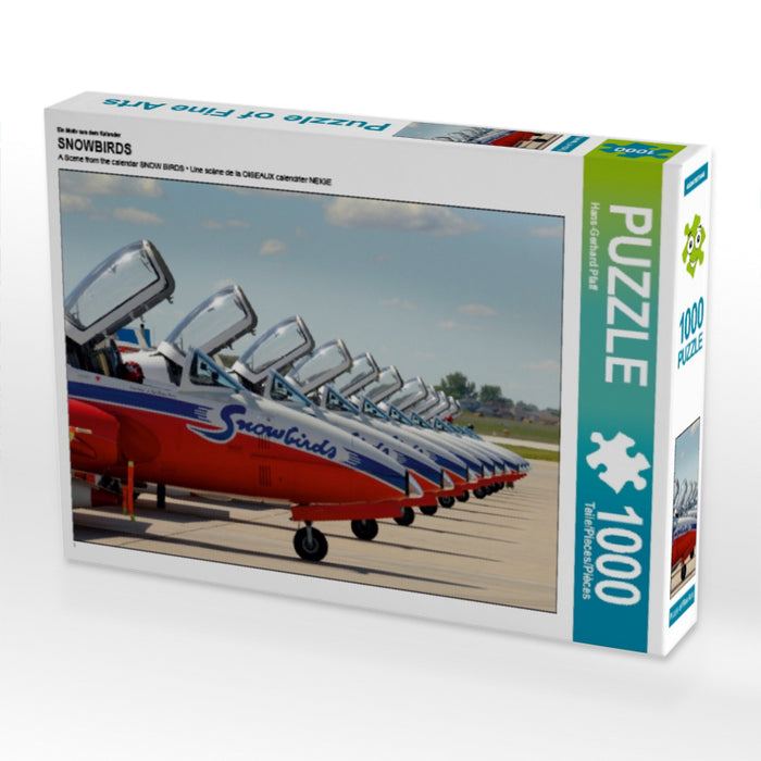 Ein Motiv aus dem Kalender SNOWBIRDS 1000 Teile Puzzle quer - CALVENDO Foto-Puzzle'