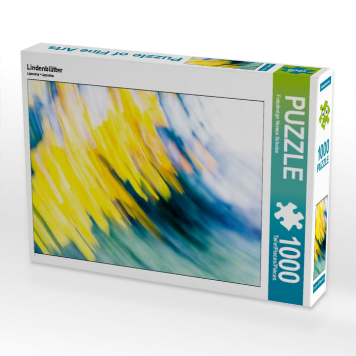 Lindenblätter 1000 Teile Puzzle quer - CALVENDO Foto-Puzzle'