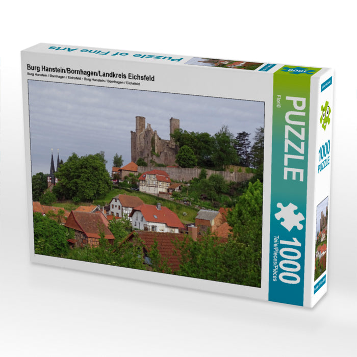 Burg Hanstein/Bornhagen/Landkreis Eichsfeld 2000 Teile Puzzle quer - CALVENDO Foto-Puzzle'
