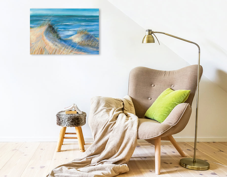 Premium Textil-Leinwand Dünen