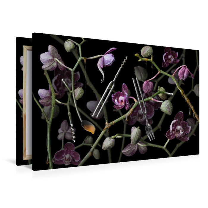 Premium Textil-Leinwand Orchidea diapasona