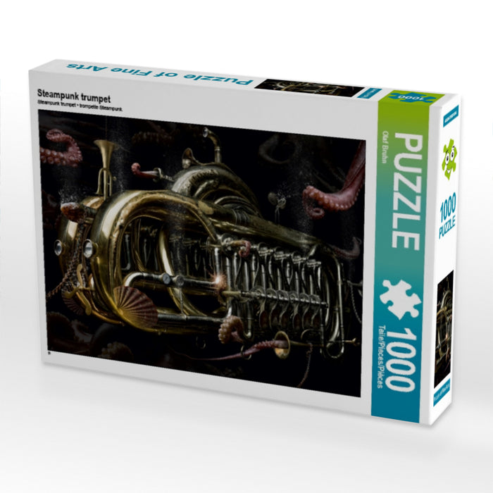 Steampunk trumpet 1000 Teile Puzzle quer - CALVENDO Foto-Puzzle'