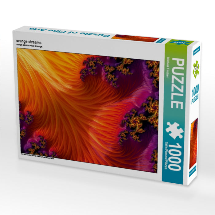 orange streams 1000 Teile Puzzle quer - CALVENDO Foto-Puzzle'