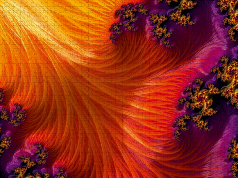 orange streams 1000 Teile Puzzle quer - CALVENDO Foto-Puzzle'