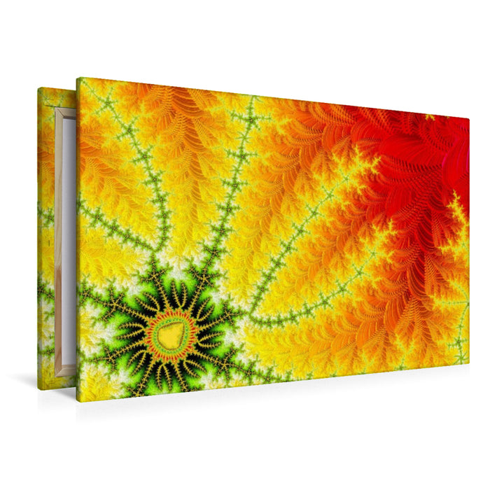Premium Textil-Leinwand sun seed