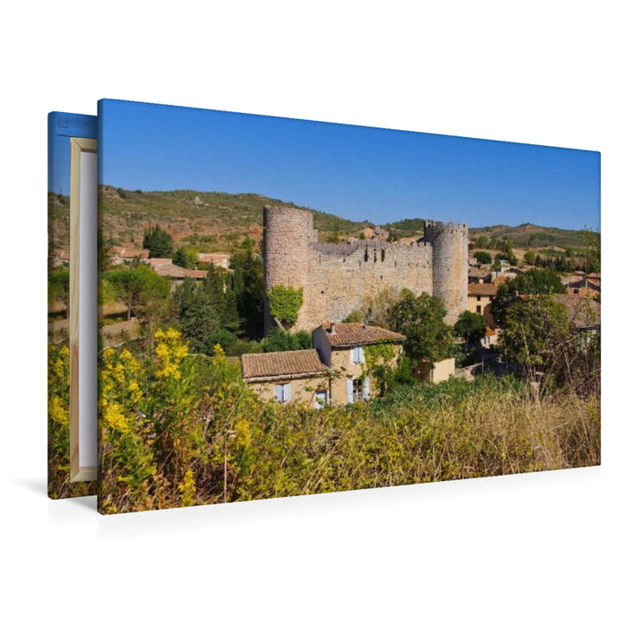 Premium Textil-Leinwand Villerouge-Termenès