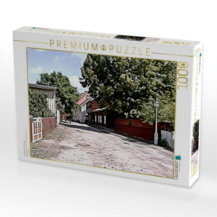 Landleben in Schweden - CALVENDO Foto-Puzzle'