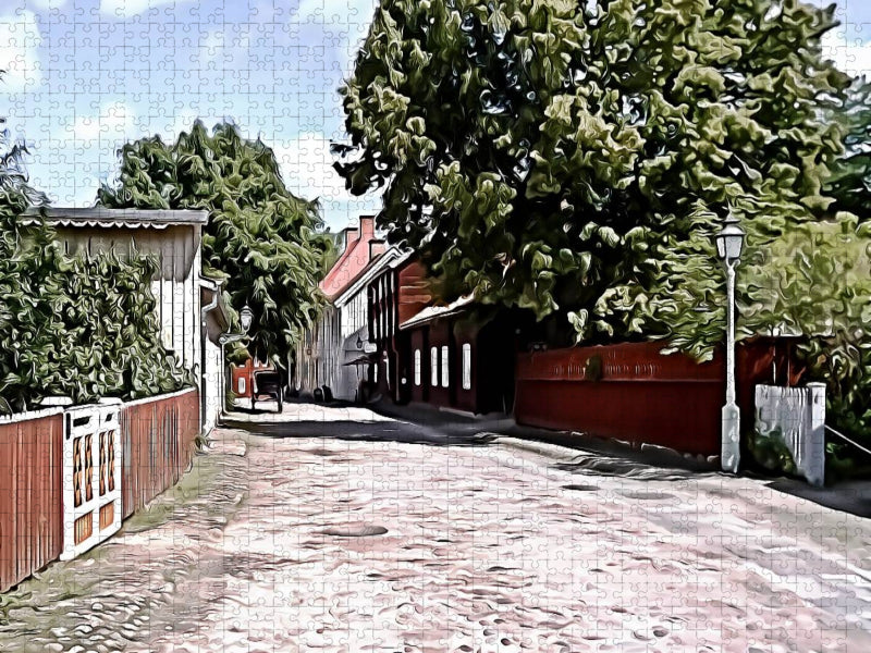 Landleben in Schweden - CALVENDO Foto-Puzzle'