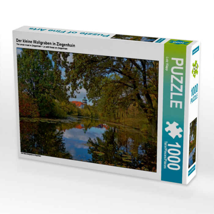 Der kleine Wallgraben in Ziegenhain 1000 Teile Puzzle quer - CALVENDO Foto-Puzzle'